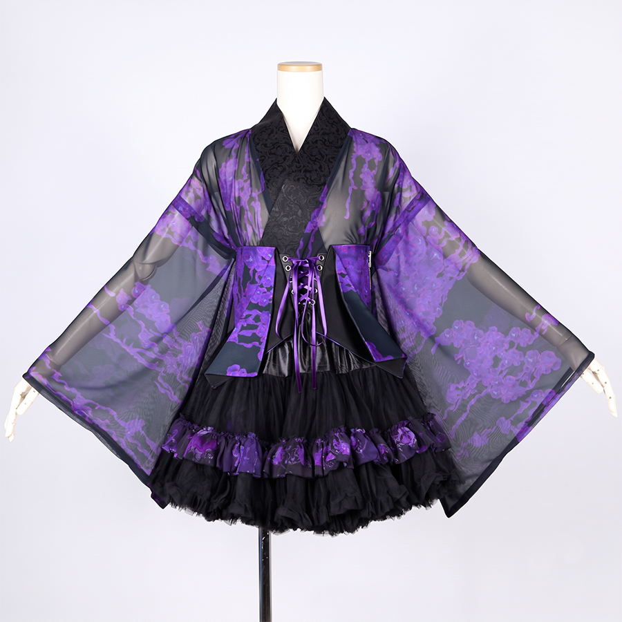 Violet Bloody Rose KIMONO