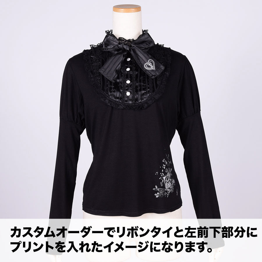 【Custom only⚠️】Classic Blouse Neck Tops / BK