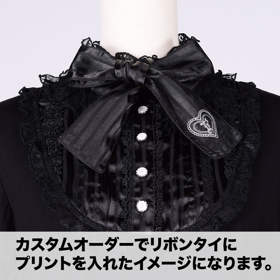 【Custom only⚠️】Classic Blouse Neck Tops / BK