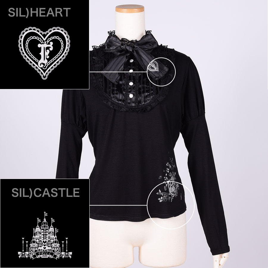 【Custom only⚠️】Classic Blouse Neck Tops / BK