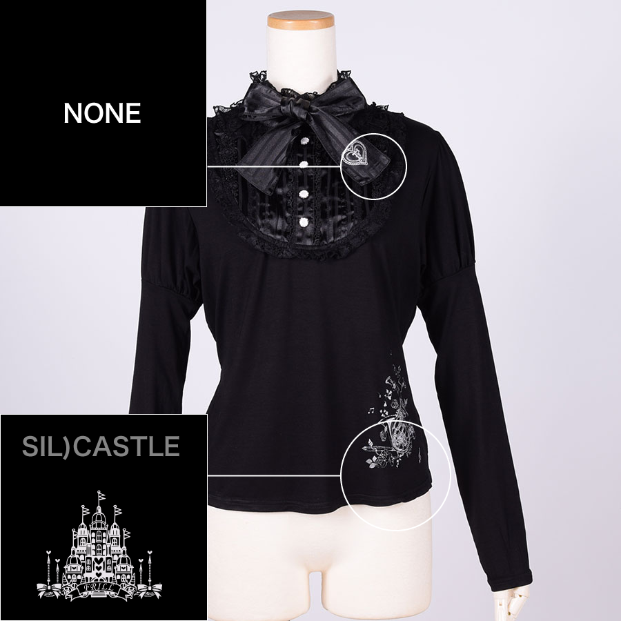 【Custom only⚠️】Classic Blouse Neck Tops / BK