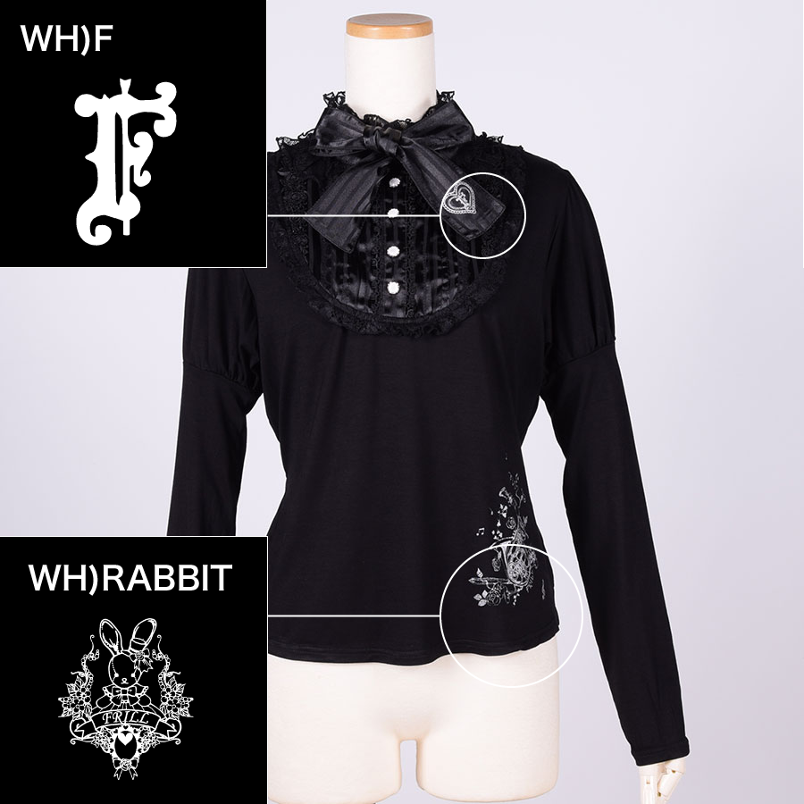 【Custom only⚠️】Classic Blouse Neck Tops / BK