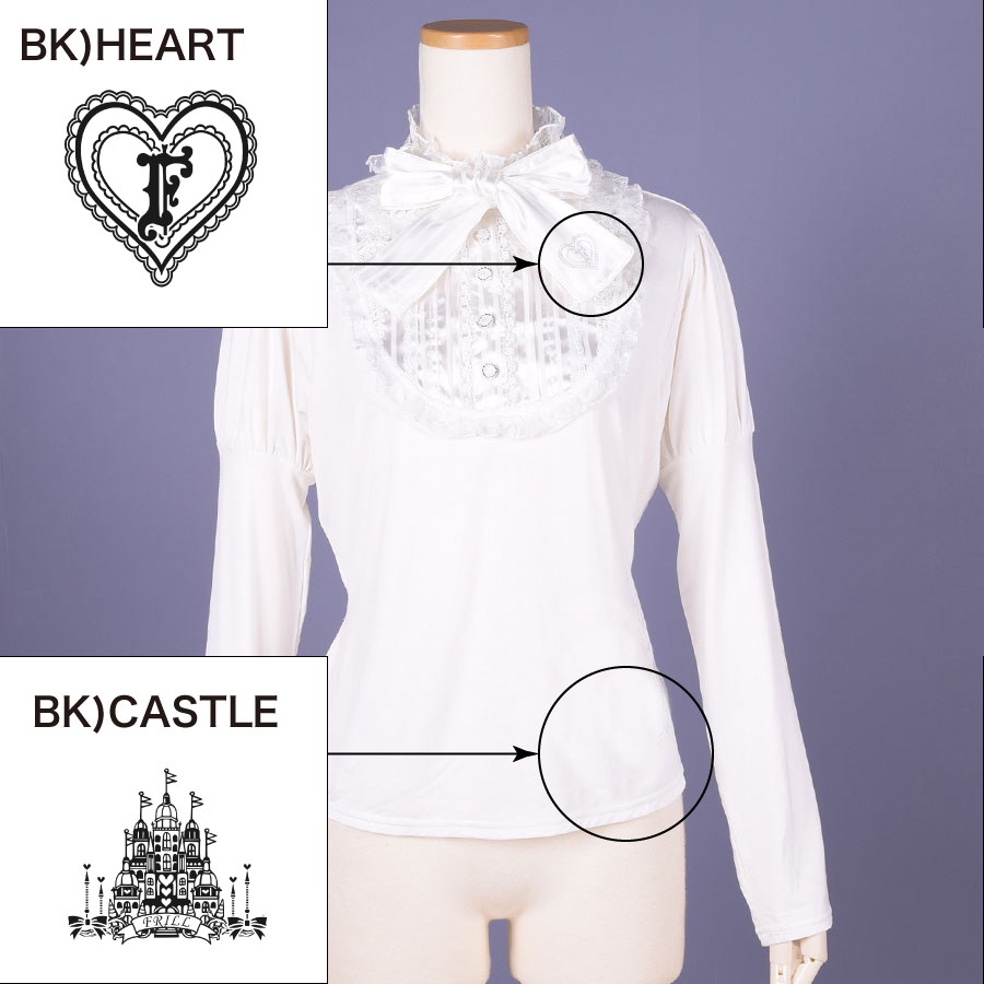 【Custom only⚠️】Classic Blouse Neck Tops / WH