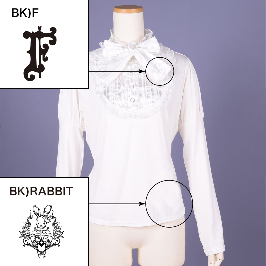 【Custom only⚠️】Classic Blouse Neck Tops / WH