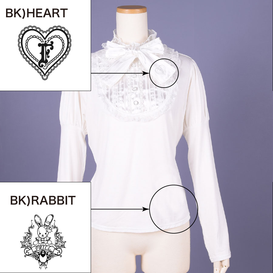 【Custom only⚠️】Classic Blouse Neck Tops / WH