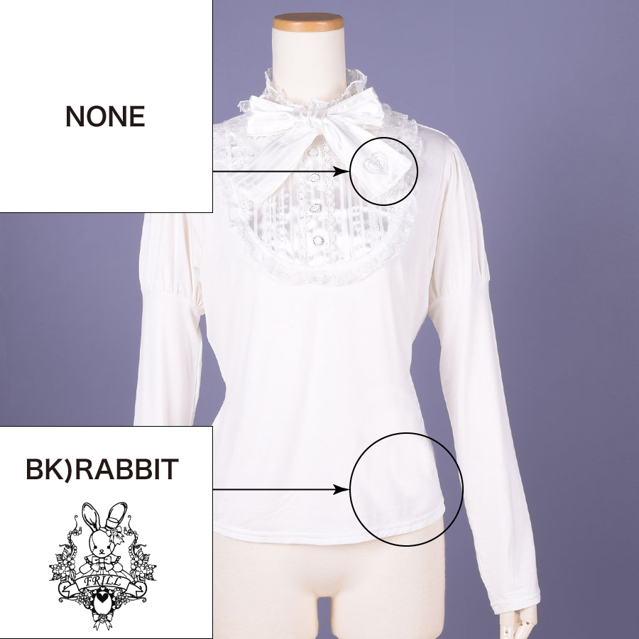 【Custom only⚠️】Classic Blouse Neck Tops / WH