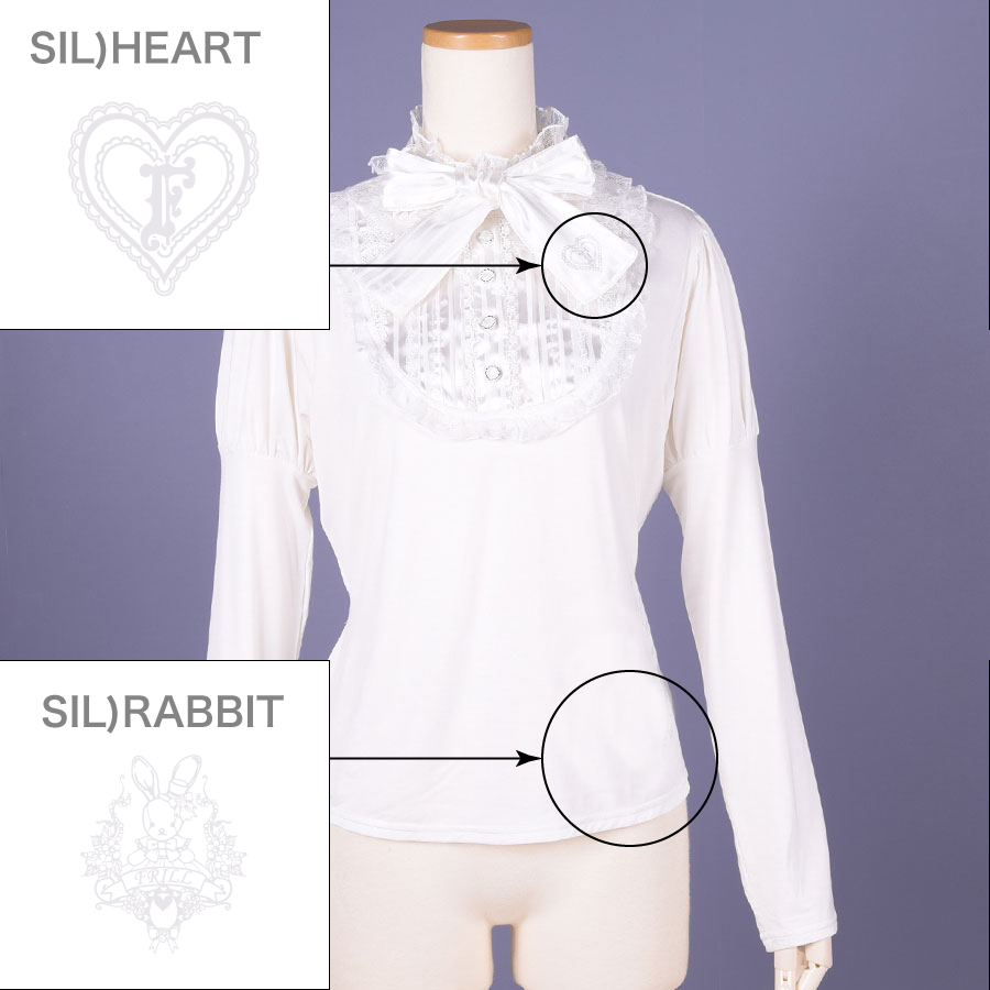 【Custom only⚠️】Classic Blouse Neck Tops / WH