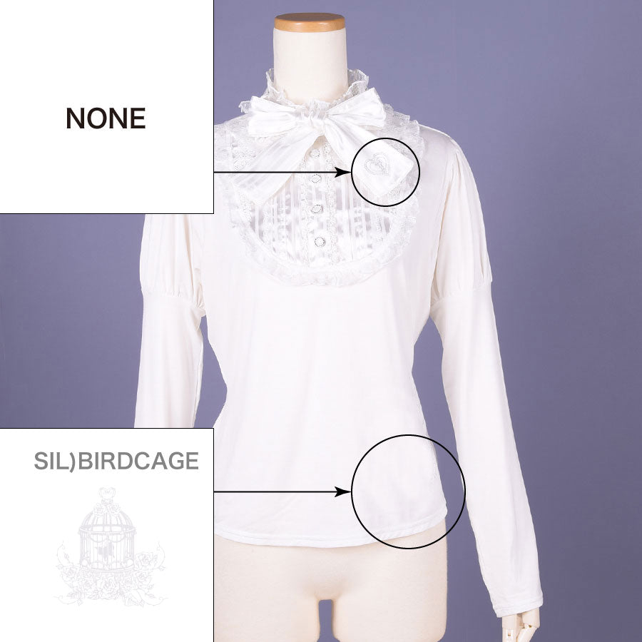 【Custom only⚠️】Classic Blouse Neck Tops / WH