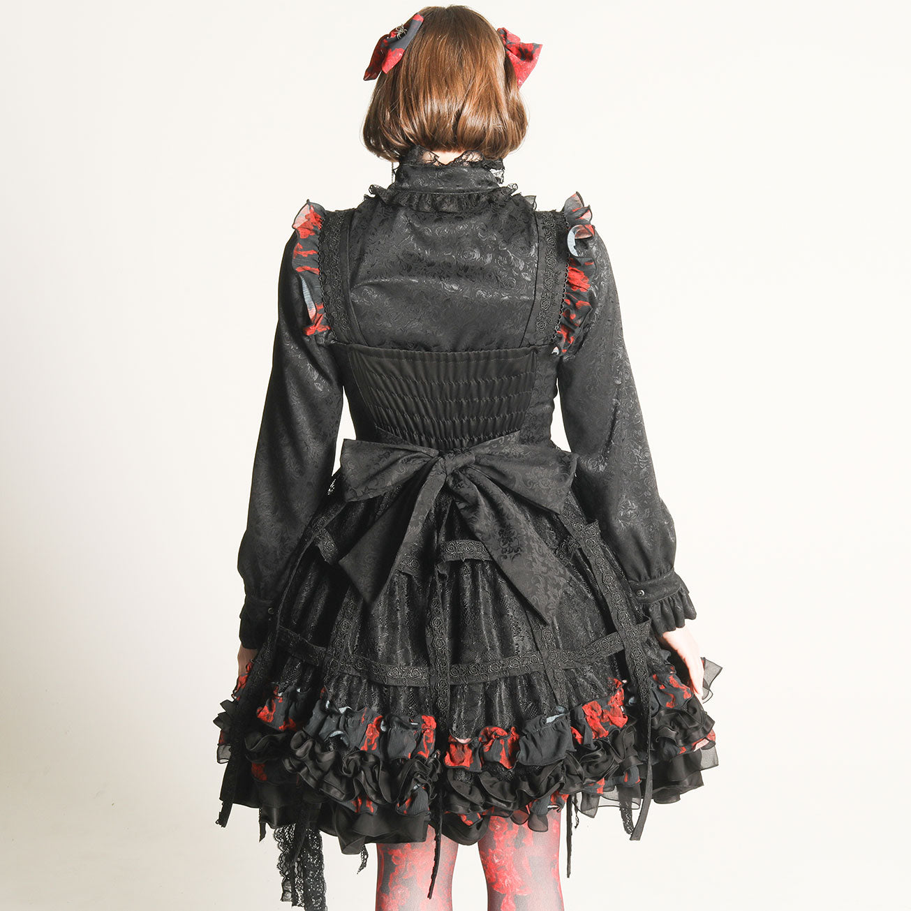 Red Bloody Rose Bird Cage Dress (2sizes)