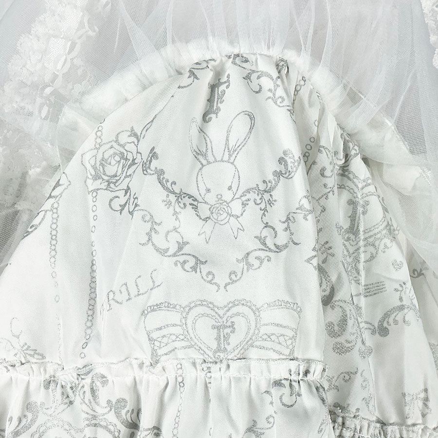 Bunny Volume Mini Petticoat 45cm / WH