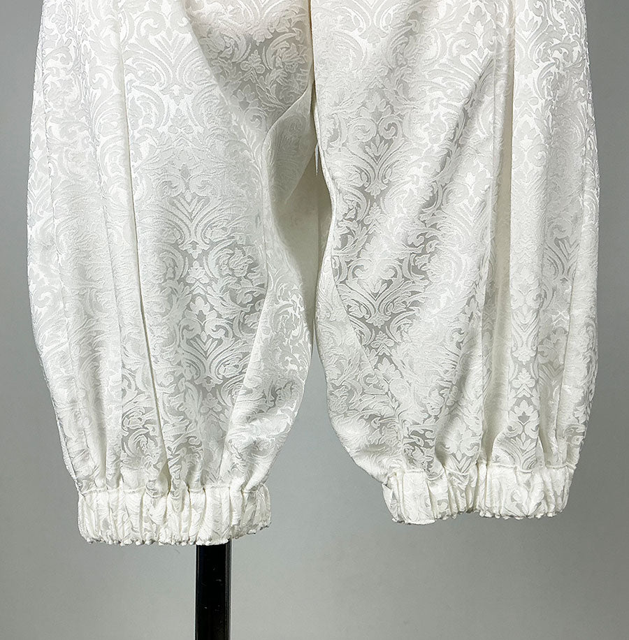 Fyodor D/ White High-Waist Prince Pants