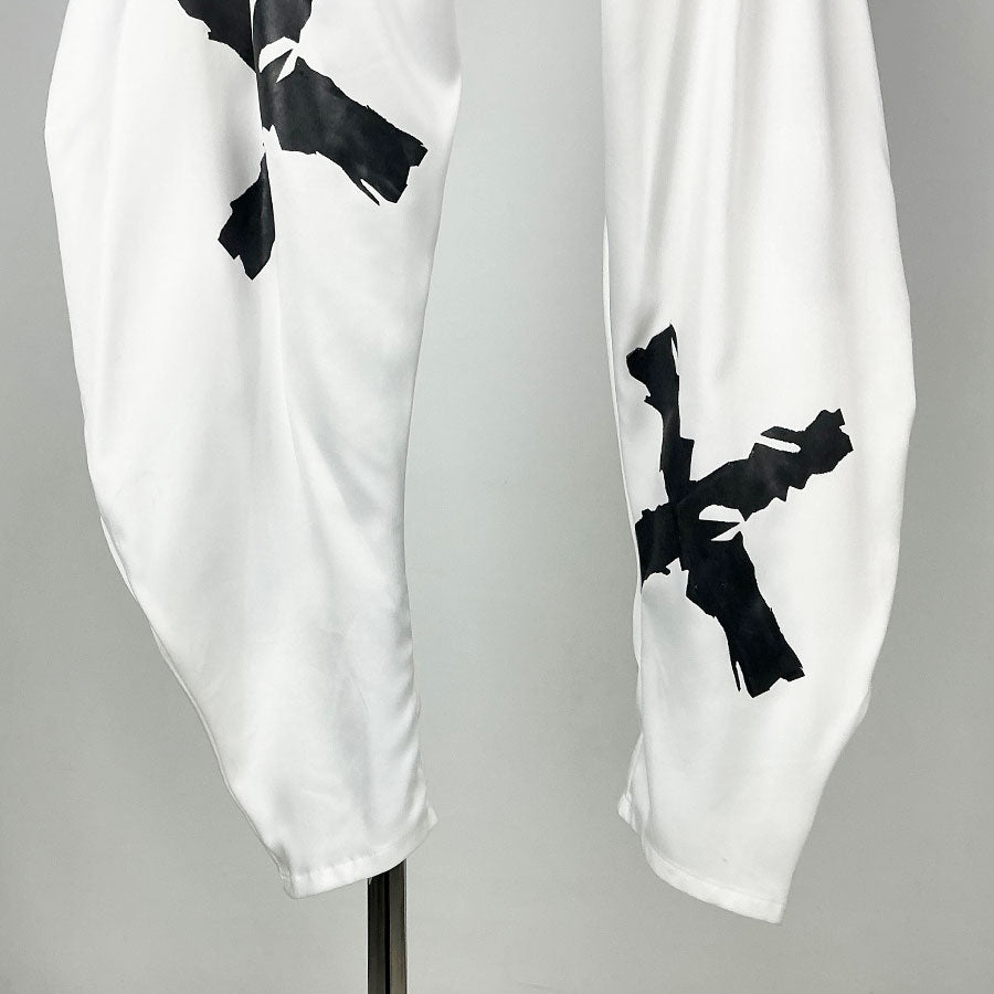 ニコライ・G/ White Deconstructed Sarouel Pants
