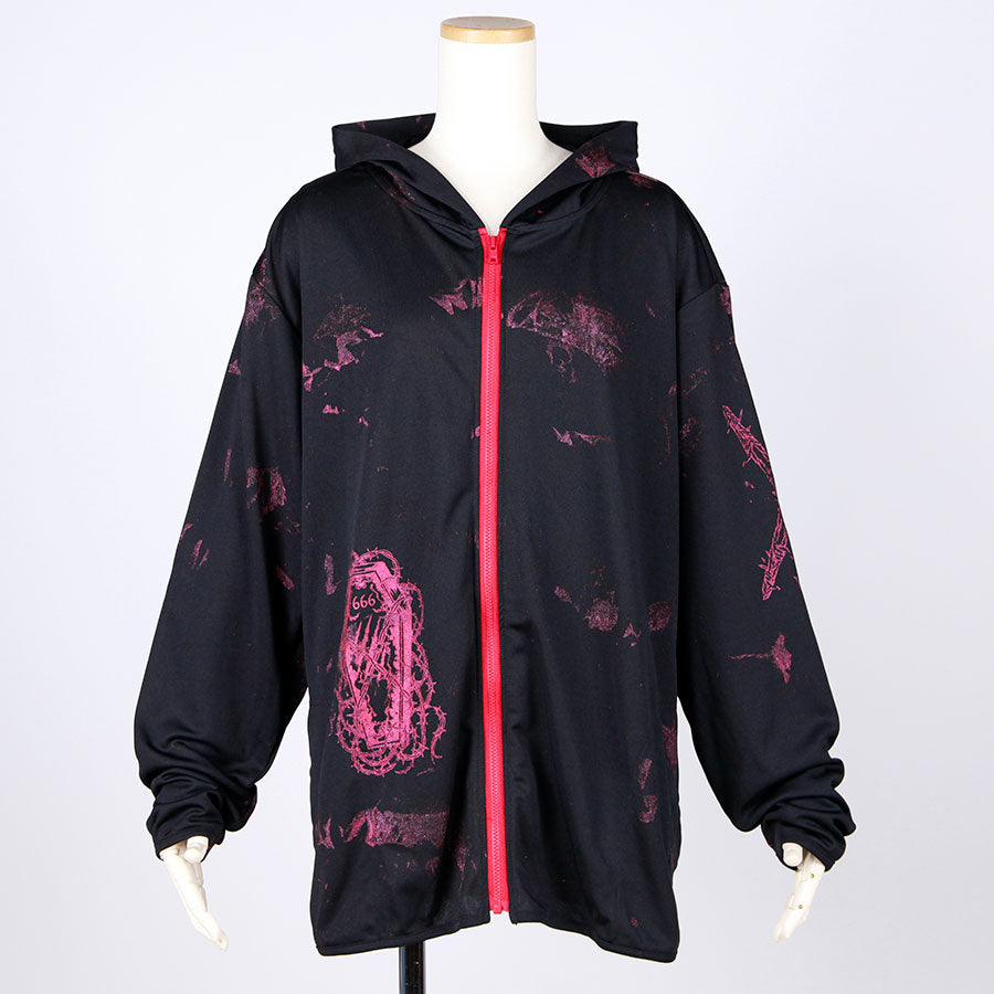 h.naotoHoneyコーデセット Coffin Graphic Zip Hoodie – h.NAOTO WEBSHOP