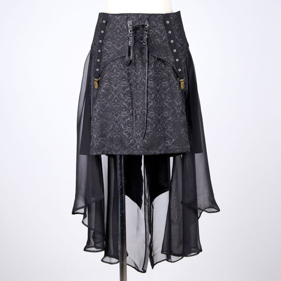 Gothic Layered Swallow Tail Skirt – h.NAOTO WEBSHOP
