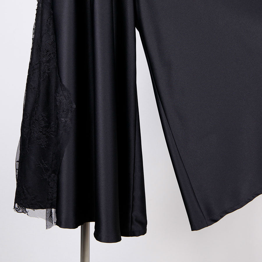 太宰治/ Victorian Flare Lace Wide Pants