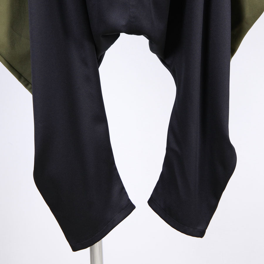 立原道造/Obsidian Flare Sarouel Pants