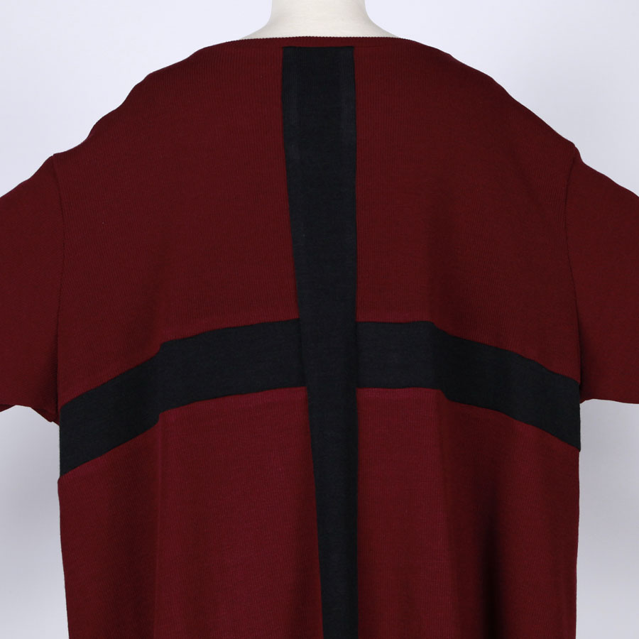 Cross Back Ultra Oversized Knit Dress