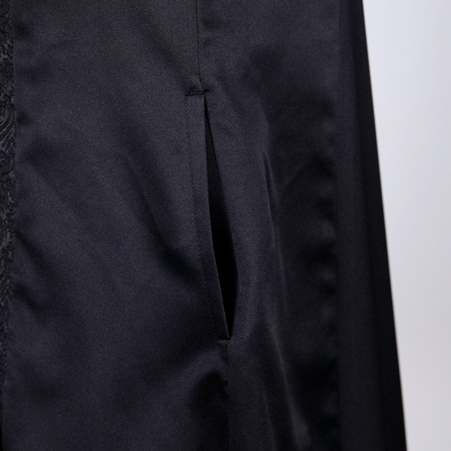 Vampire Wing Lapel Sleeveless Jacket