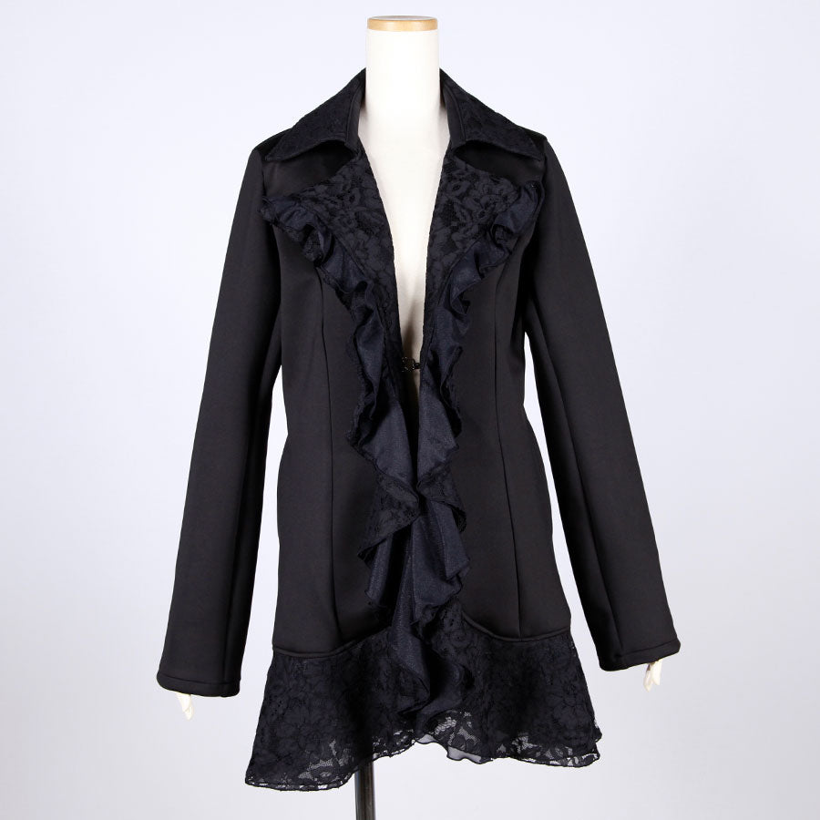 Ruffle Lace Stretch Jacket