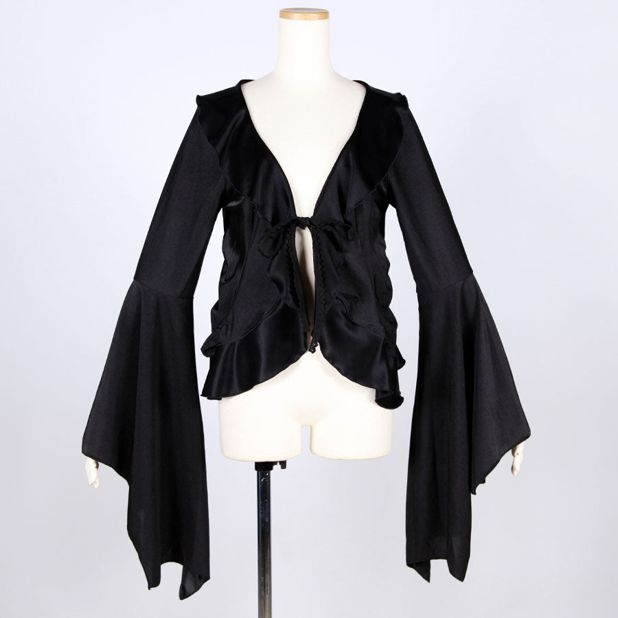 Vampire Sleeve Short Cardigan