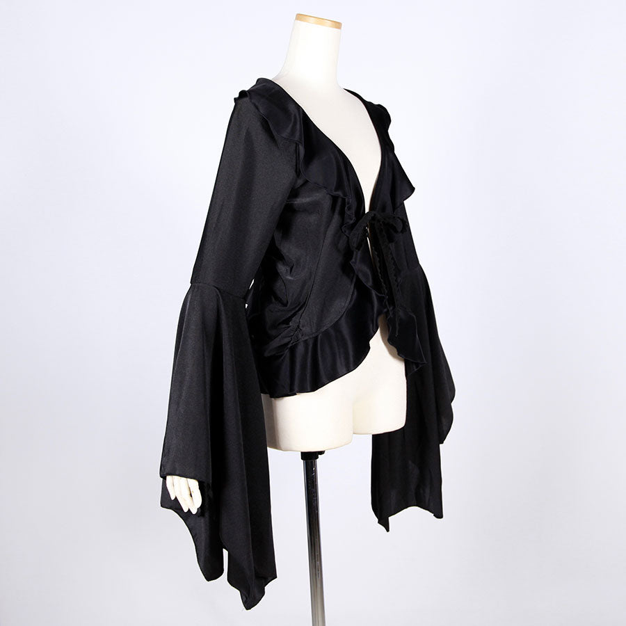 Vampire Sleeve Short Cardigan