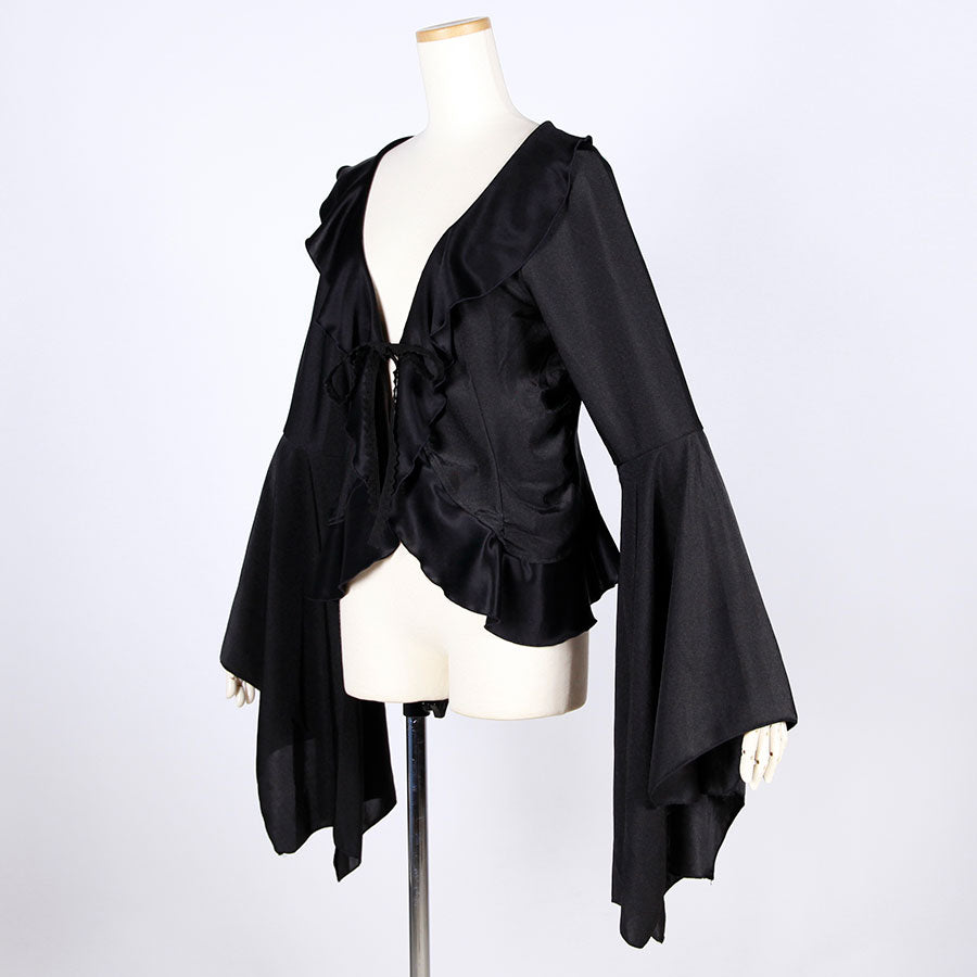 Vampire Sleeve Short Cardigan