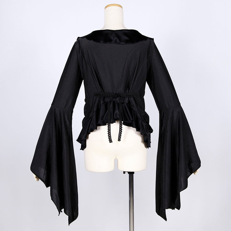 Vampire Sleeve Short Cardigan
