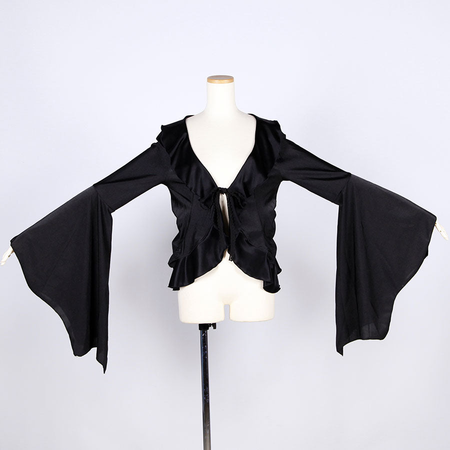 Vampire Sleeve Short Cardigan