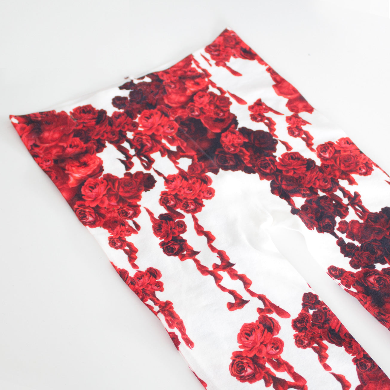 White Bloody Rose Tights