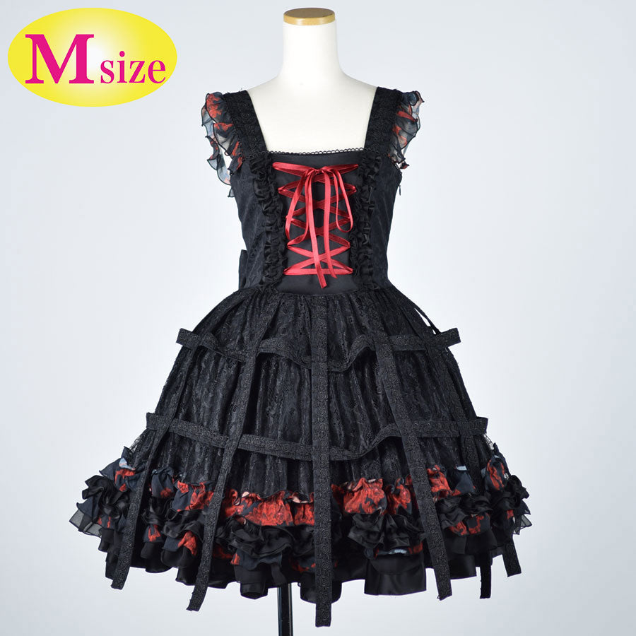 Red Bloody Rose Bird Cage Dress (2sizes)