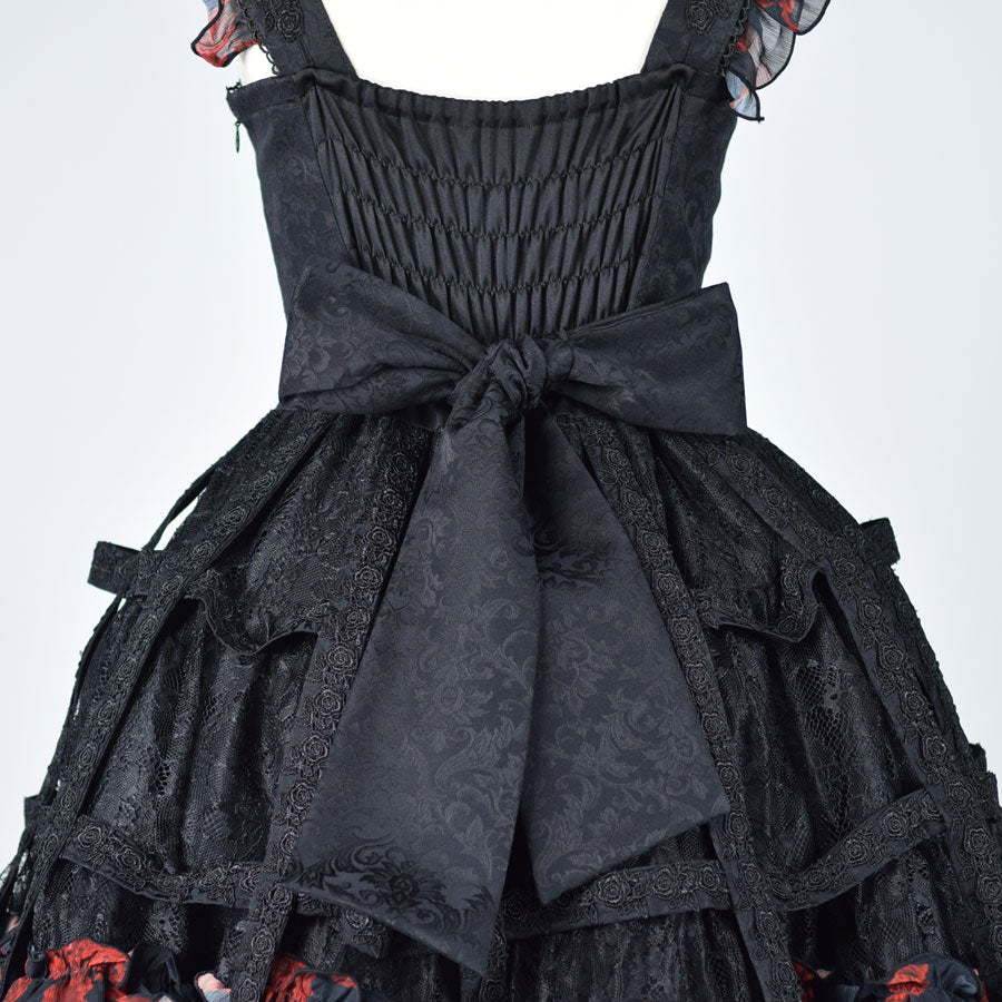 Red Bloody Rose Bird Cage Dress (2sizes)