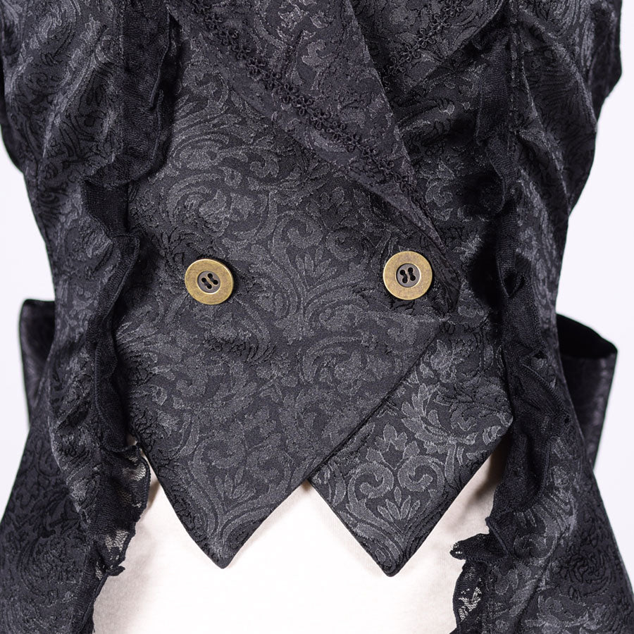 Gabriel Swallowtail Vest / BK