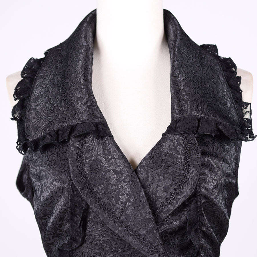 Gabriel Swallowtail Vest / BK