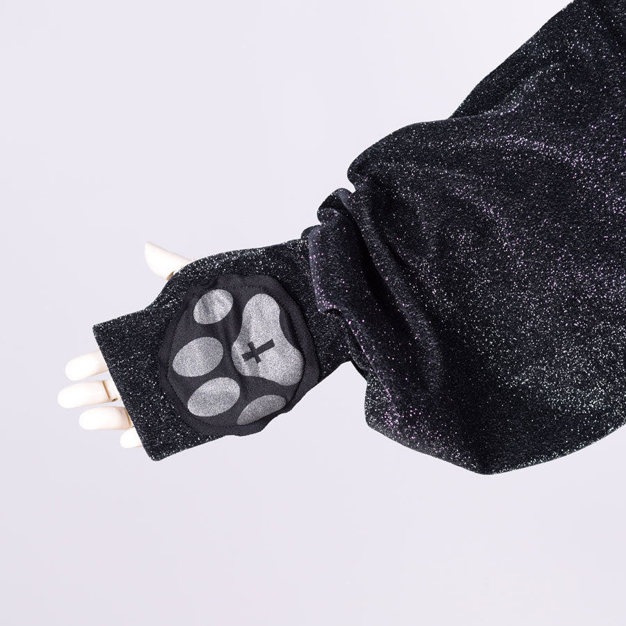 Sparkling Short Cat Ear Hoodie