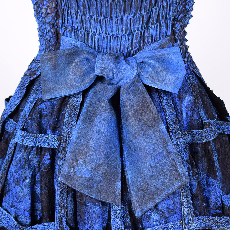 Blue Dragon Bird Cage Dress【XL Size】