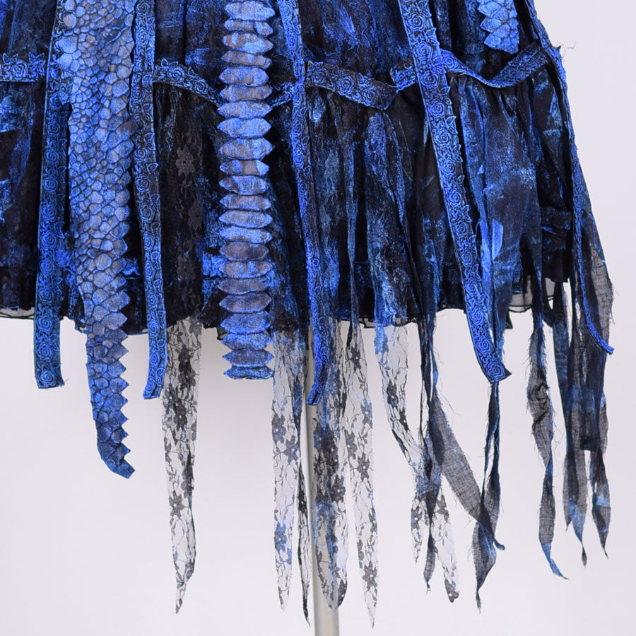 Blue Dragon Bird Cage Dress【XL Size】