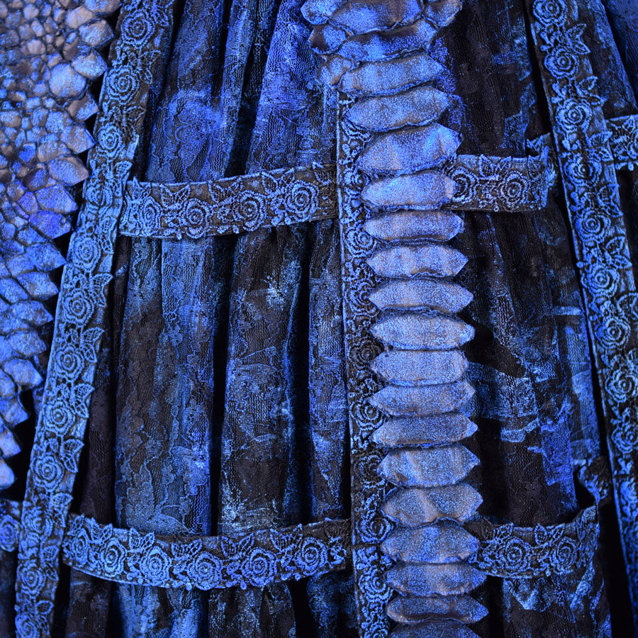 Blue Dragon Bird Cage Dress【XL Size】