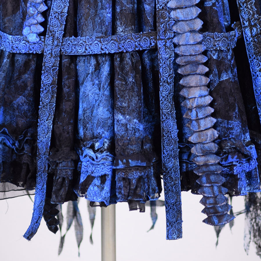 Blue Dragon Bird Cage Dress【XL Size】