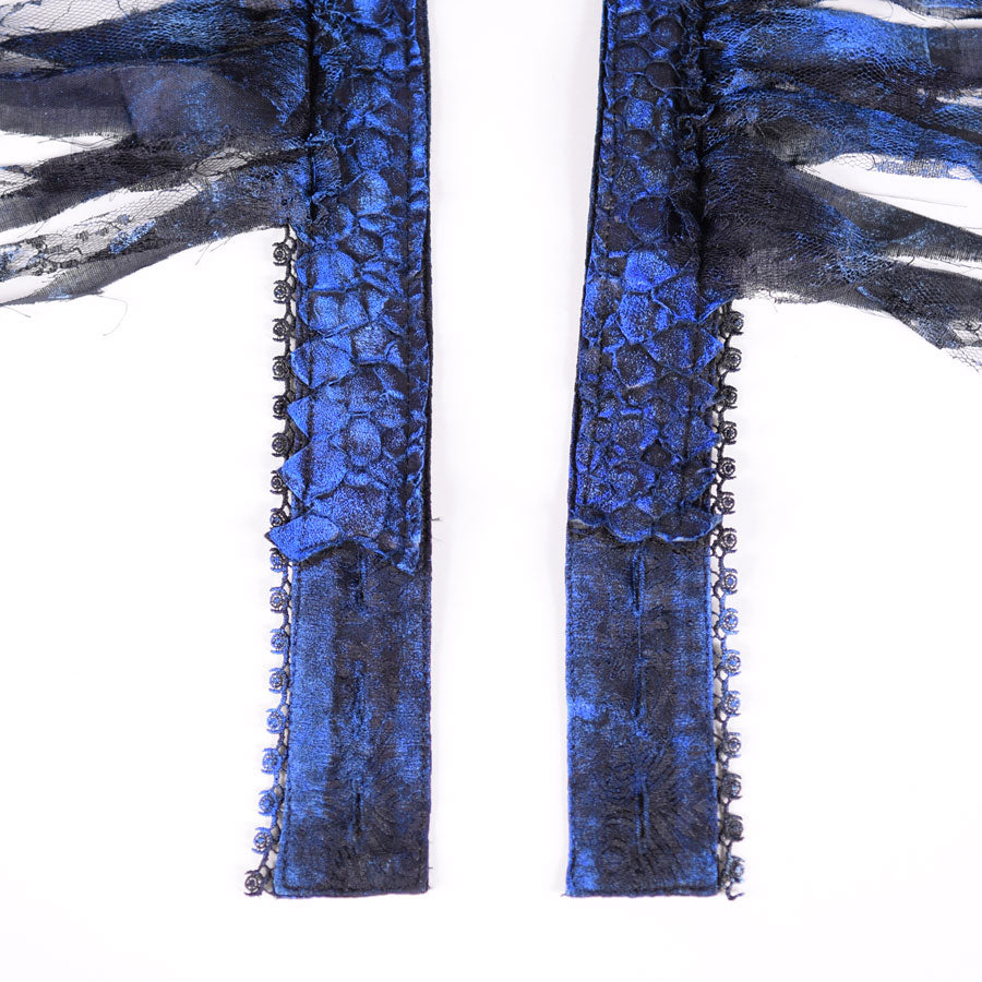 Blue Dragon Bird Cage Dress【XL Size】