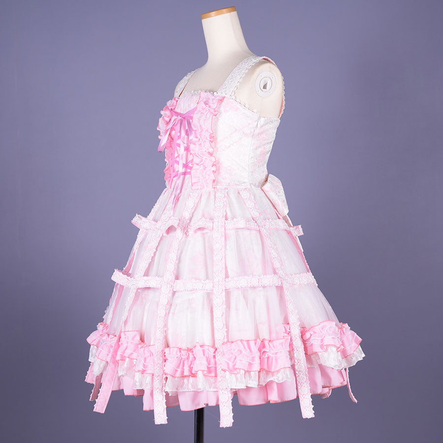 Sweet Strawberry Alice Bird Cage Dress (2sizes)