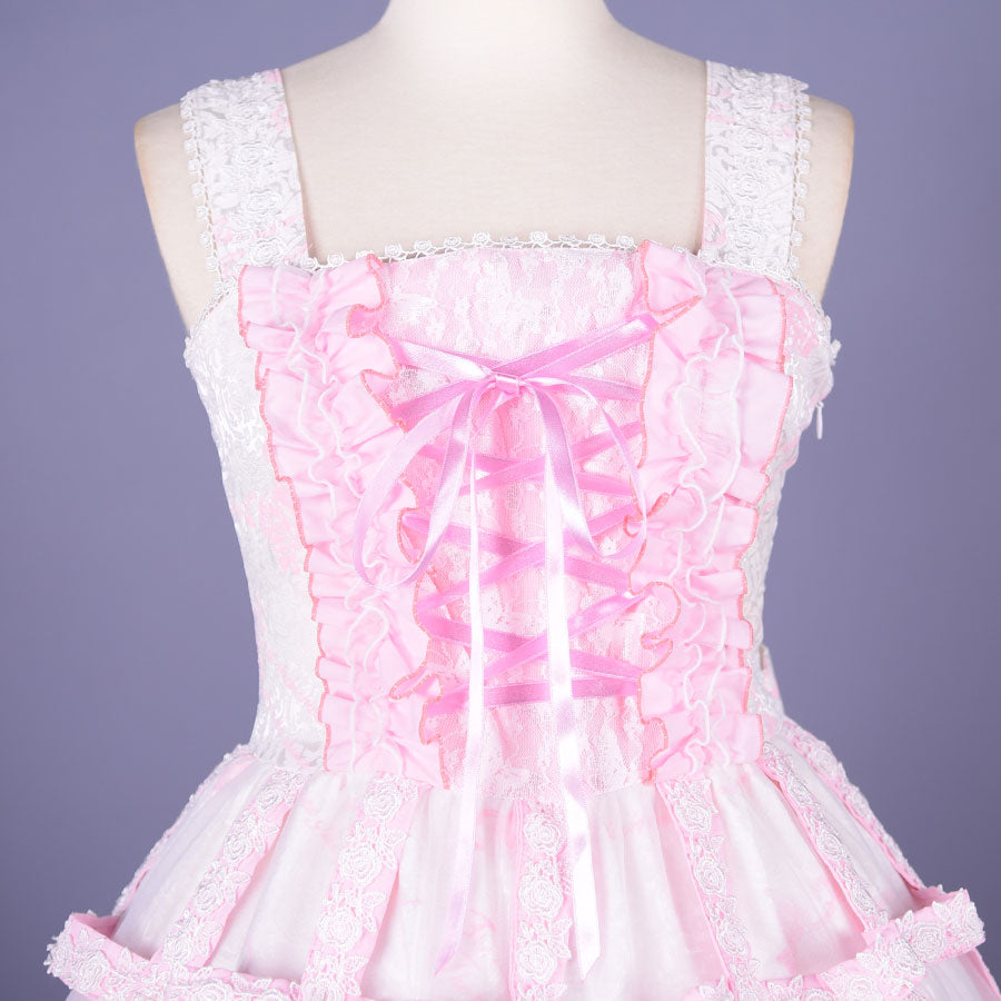 Sweet Strawberry Alice Bird Cage Dress (2sizes)