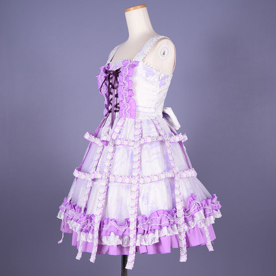 Sweet Lavender Alice Bird Cage Dress