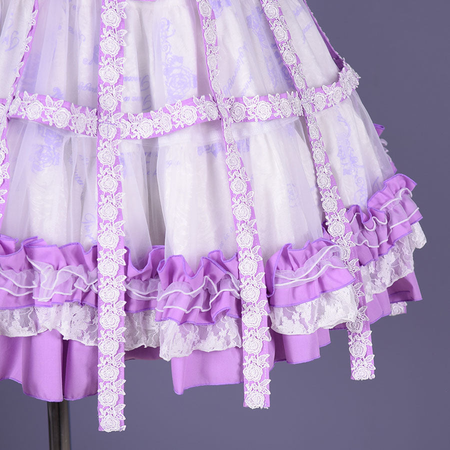 Sweet Lavender Alice Bird Cage Dress