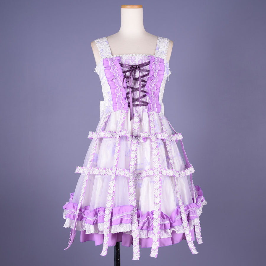 Sweet Lavender Alice Bird Cage Dress