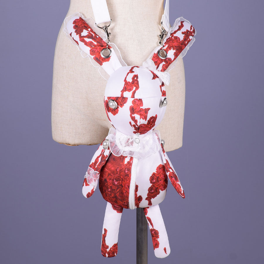 Bloody Rose Rabbit BAG / WH-RD h.NAOTO WEBSHOP Bloody Rose Rabbit BAG / WH-RD h.NAOTO WEBSHOP