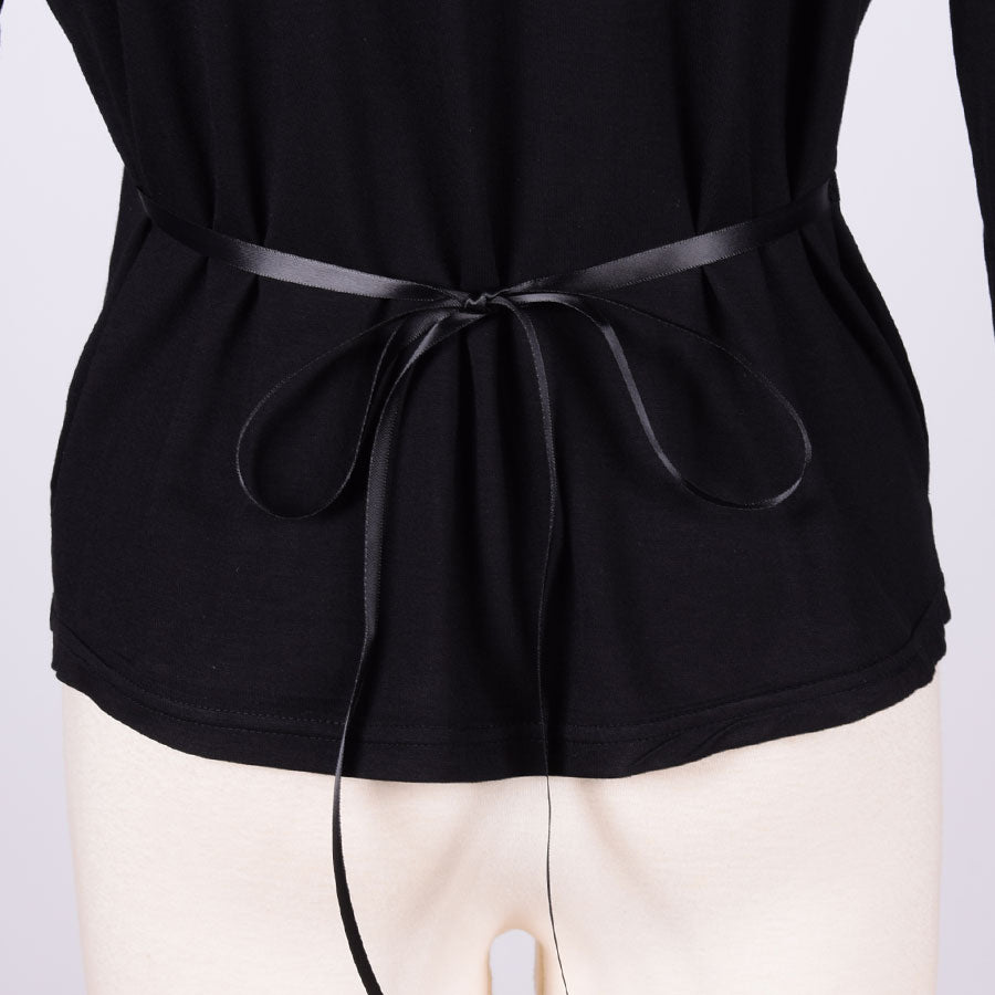 【Custom only⚠️】Classic Blouse Neck Tops / BK