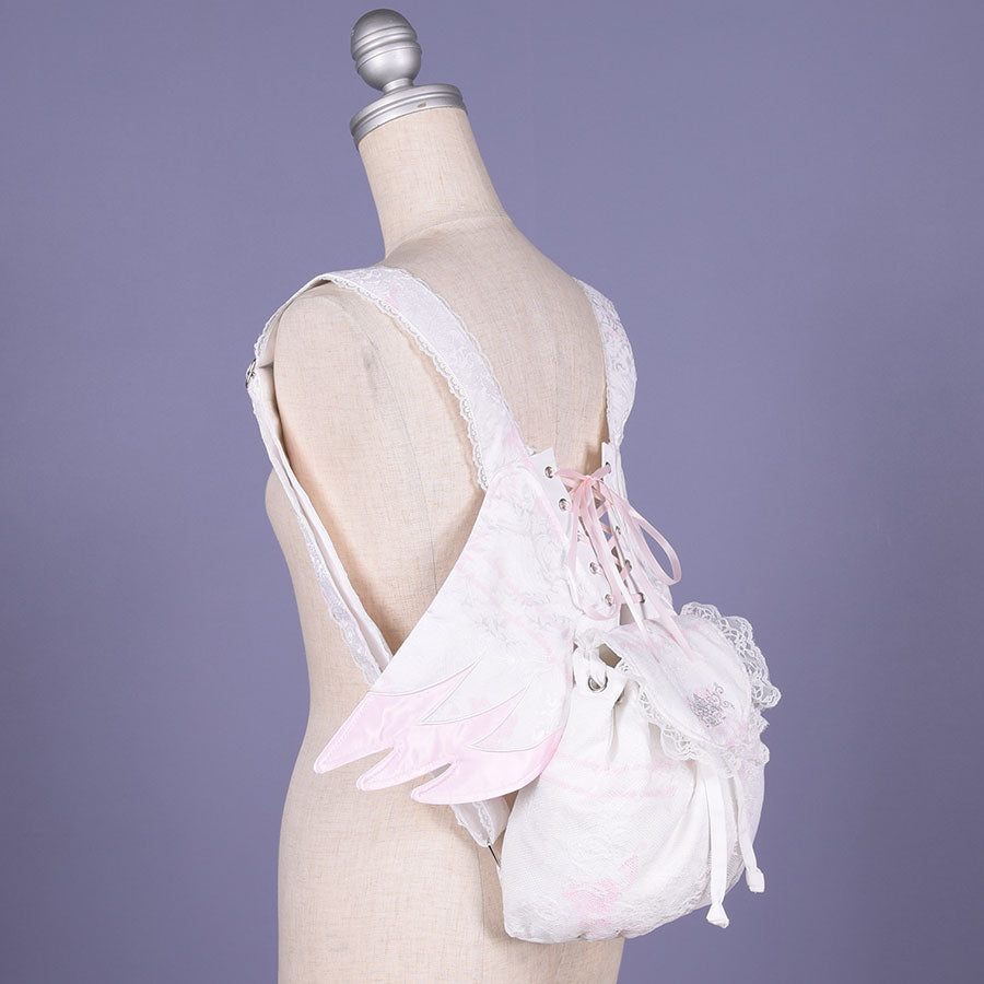 Sweet Alice Pink Angel Wing Backpack / WH-PK