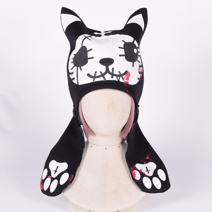 Kitty ANGRY Knit Hat