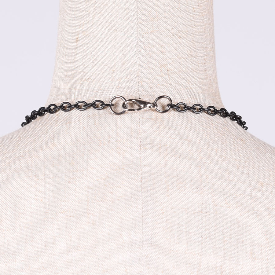 饥饿和愤怒的双小猫项链