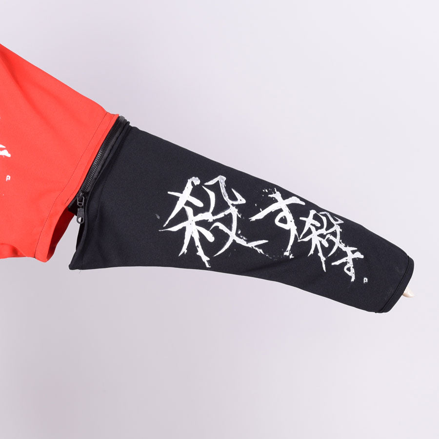 H&A Cat Ear Chaos Hoodie / BK-RD